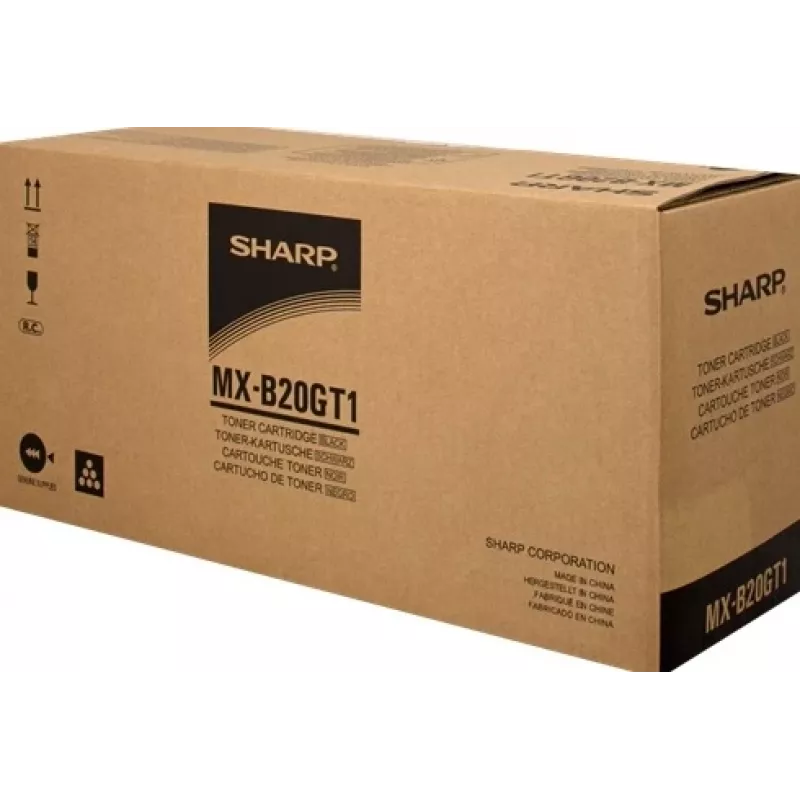 Tonera kasetne Sharp MX-B20GT1 Melna Sharp daudzfunkciju printeriem