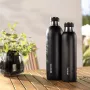 BRITA oglekļa dioksīda pudele 650 ml, nerūsējošais tērauds, melna, trauku mazgājamā mašīnā droša