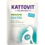 Slapjā kaķu barība KATTOVIT Tītars & Rīsi 85 g — pieaugušiem kaķiem, gremošanas atbalsts