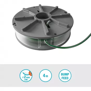 Trimmera spole Gardena 5411-20 zaļi pelēka ABS neilons 60 mm