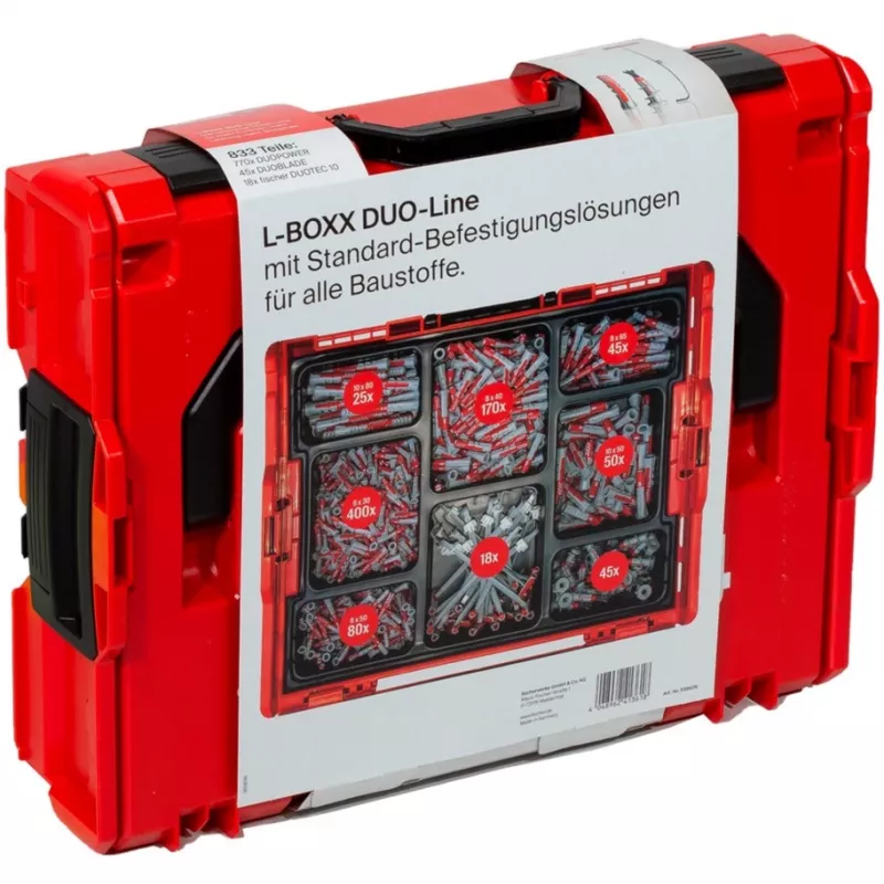 Dībeļu komplekts Fischer L-BOXX 833 gab.