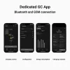Green Cell GC EVGC021B2275 sienas lādētājs 3.6-22 kW 7.5 m NFC pelēks alumīnijs