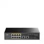 Cudy GS1010PS2 tīkla slēdzis Nepārvaldāms Gigabit Ethernet (10/100/1000) Power over Ethernet (PoE) Melns
