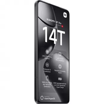 Xiaomi 14T Pro 16.9 cm (6.67 inch) Dual SIM 5G 12 GB 512 GB 5000 mAh Melns