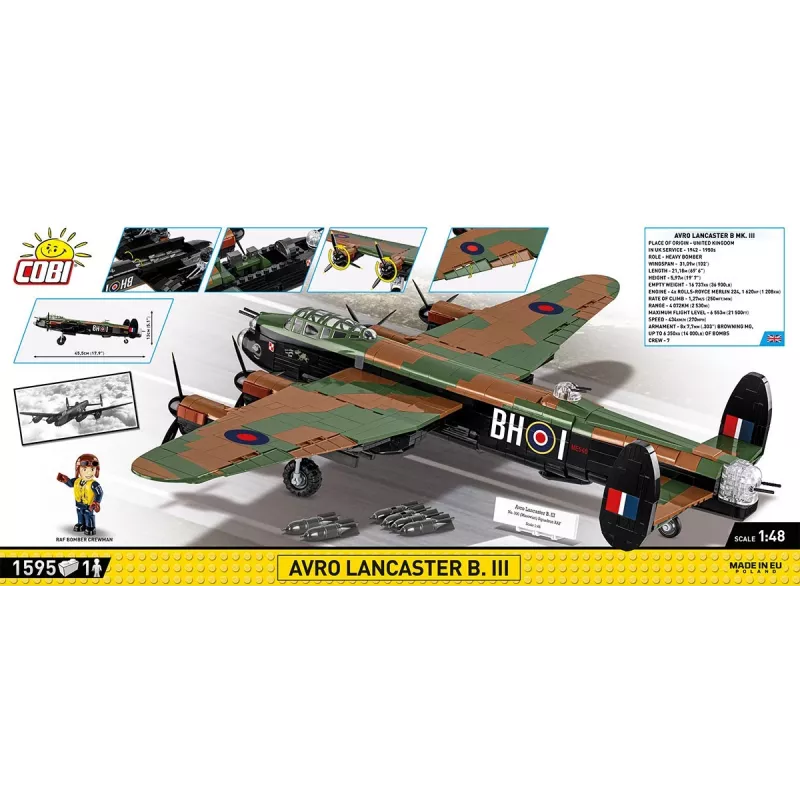 Bloku komplekts Avro Lancaster B.III 1595 bloki