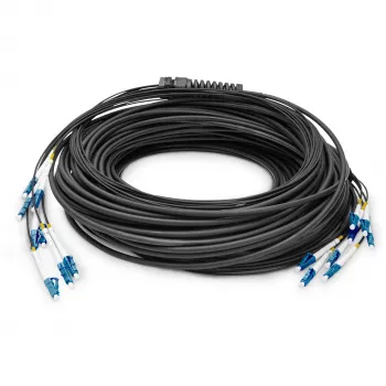 DIGITUS Vienmodas šķiedru optikas sadales kabelis, OS2, 8 šķiedras, LC/UPC - LC/UPC