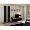 Cama slēgts Skapis VIGO '180' 180/40/30 balts/melns glancēts