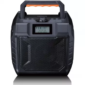 Pārnēsājams digitālais radio Lenco ODR-160GY Pelēks FM/AM ar digitālo uztvērēju un kompaktu dizainu