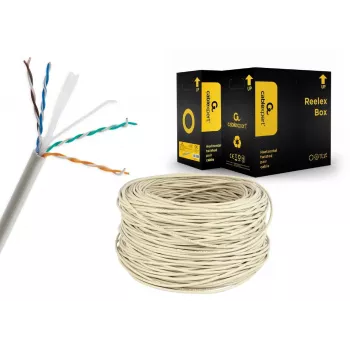 Tīkla kabelis Gembird UPC-6004SE-SOL Cat6 RJ-45 uz ruļļa, 100 m, pelēks