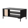 Cama MERCI coffee/lawn table 100 x 55 x 49 cm Melns/oak artisan
