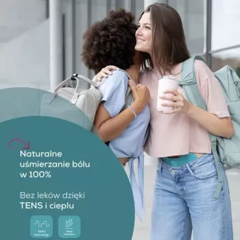 Menstruālo sāpju mazināšanas ierīce Beurer EM 55 ar TENS tehnoloģiju vēdera sāpju atvieglošanai