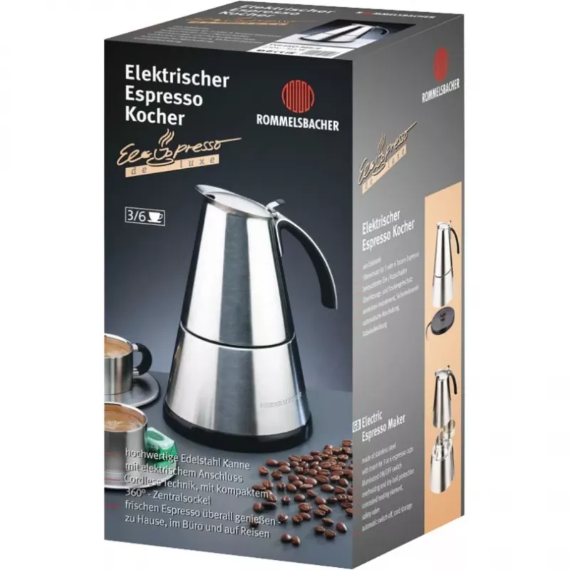 Kafijas automāts ROMMELSBACHER EKO 366/E Elpresso deLuxe, espreso kafijas pagatavošanai