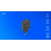 SAVIO LA-06/B 30 W sienas uzlādes ierīce, USB-A + USB-C, Quick Charge, Power Delivery 3.0, melna