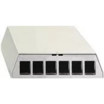 Patch panel Rutenbeck PP-UM A-6 Ap rw 6 porti tīri balts