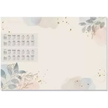 Rakstīšanas bloks Sigel HO304 Pastel Garden, 595 x 410 mm, 30 lapas