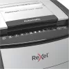 Rexel AutoFeed+ 600M Papīra smalcinātājs, mikrošķiedras griezums 2x15mm, P-5, 110L, 55 dB, Pelēks/Melns