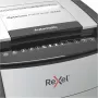 Rexel AutoFeed+ 600M Papīra smalcinātājs, mikrošķiedras griezums 2x15mm, P-5, 110L, 55 dB, Pelēks/Melns