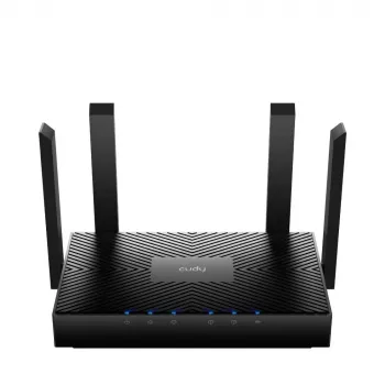 Cudy WR3000 bezvadu maršrutētājs Gigabit Ethernet divjoslu (2,4 GHz / 5 GHz) Melns