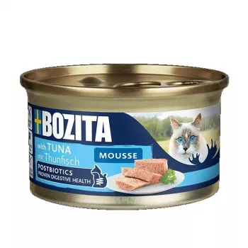 BOZITA Mousse MSC Tuna 85 g — slapjā barība kaķiem ar tunci