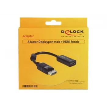 Video kabeļa adapteris DeLOCK 61849 0.125m DisplayPort uz HDMI