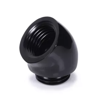 Alphacool 17590 ūdens bloku adapteris, misiņš, melns, 20mm x 21mm x 21mm