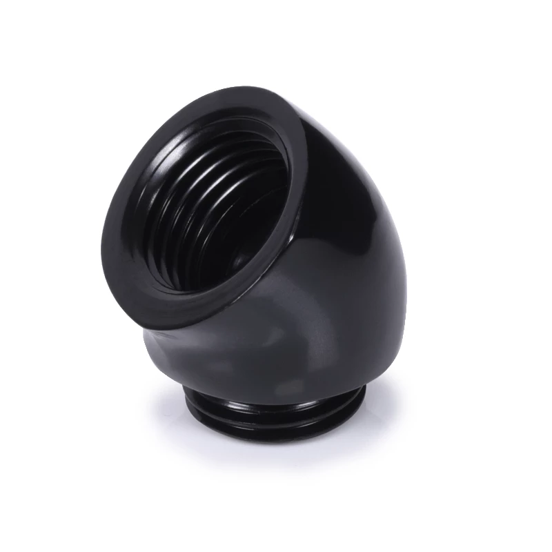 Alphacool 17590 45° adapteris G1/4 ārējā – G1/4 iekšējā vītne, melns