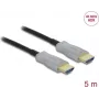 Delock aktīvais optiskais kabelis HDMI 4K 60 Hz - kabelis - digitālais/displejs/video (84959)