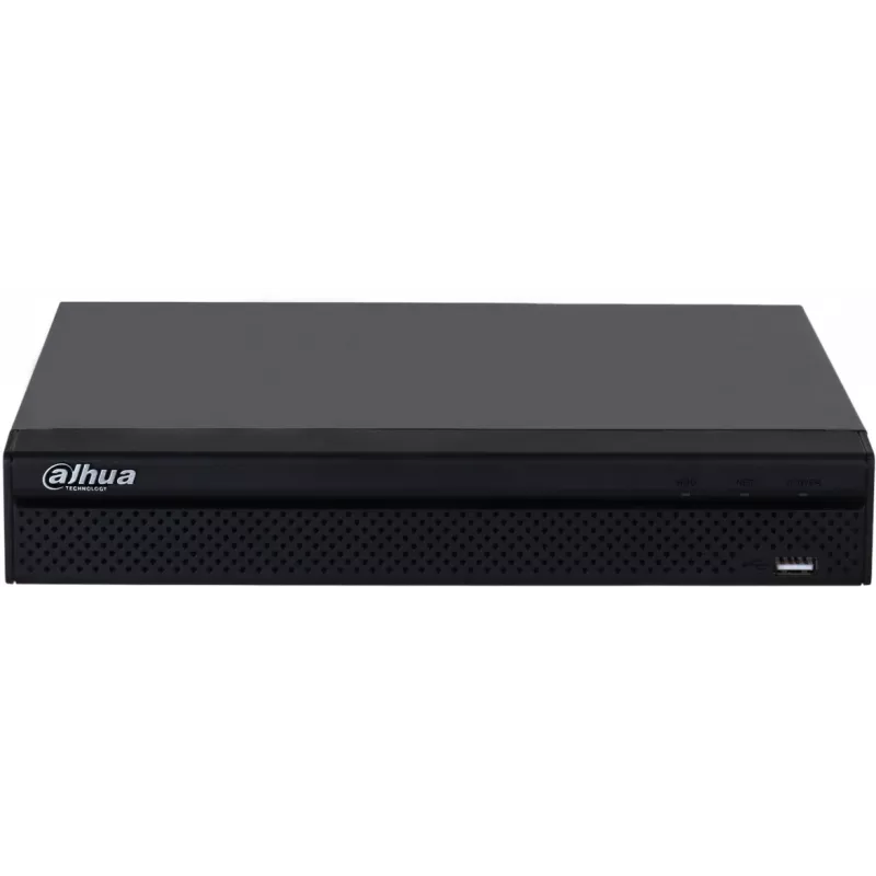 Tīkla video ierakstītājs DAHUA Lite NVR2108HS-8P-4KS3 — 8 kanāli, 4K maks., SATA HDD, 1U, PoE