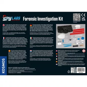 Spy Labs Incorporated Kriminālistikas izmeklēšanas komplekts, starptautiskā versija
