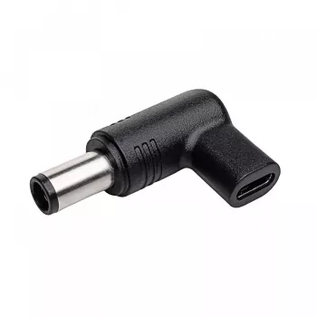 Akyga AK-ND-C08 USB-C – DC 7,4 x 5,0 mm + tapa adapteris klēpjdatora uzlādei, 18,5-20 V, 100 W, saderīgs ar Dell
