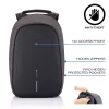 Mugursoma XDDESIGN P705.291 Antracīta — 18 L, nodalījumi klēpjdatoram un planšetei, fiksējams galvenais rāvējslēdzējs