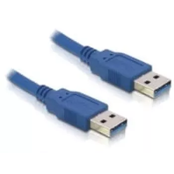 USB kabelis DeLOCK USB 3.0-A tēviņš/tēviņš 2m Zils