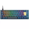 Ducky One 3 SF DayBreak tastatūra Gaming USB German Black Blue 65% Mehāniska RGB