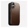 Folio telefona maciņš Nomad NM014209858 Apple iPhone 17, 16 cm (6,3 collas), brūns, 4 kabatas kartēm