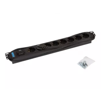 Pārsprieguma aizsargs Triton RAB-PD-X08-A1 Melns 8 AC kontaktligzdas 230V 2m