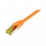 Patch kabelis RJ45, CAT6A 500MHz, 15m, oranžs, S-STP (S/FTP), TPE/LSZH (Ultraflex), AWG26, ar Cat.7 izejas kabeli, Synergy 21 (S217694)