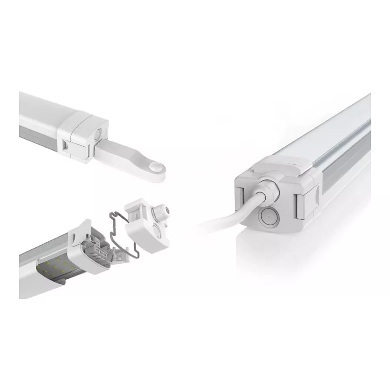Synergy 21 S21-LED-RA-00104 - Taisnstūra - Griestu - Piekarināma - Balta - IP65 - IK10
