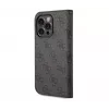 GUESS Book Case Apple iPhone 14 Pro Max Gumija/Silikons Melns