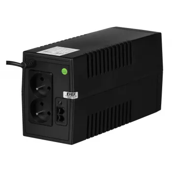 Ever EASYLINE 850 AVR USB Līnijinteraktīvs UPS 0.85 kVA 480 W 2 AC kontaktligzdas