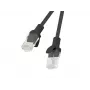 Tīkla kabelis LANBERG PCU6-10CC-0100-BK RJ-45 Cat6 1 m Melns U/UTP