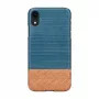 Aizsargmaciņš iPhone XR man and wood — denim melns koka telefona maciņš