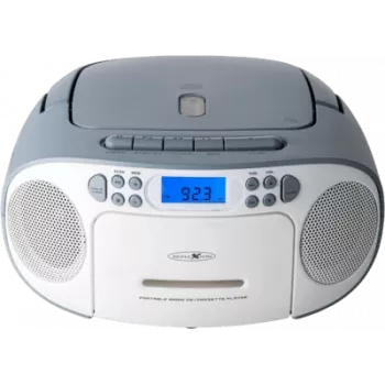 Modinātājpulkstenis Reflexion RCR2260 Balts/Zils — galda radio ar ciparu displeju