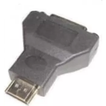 Adapteris HDMI 5 uz DVI 24+1 kontaktu, melns, e+p