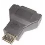 Adapteris HDMI 5 uz DVI 24+1 kontaktu, melns, e+p