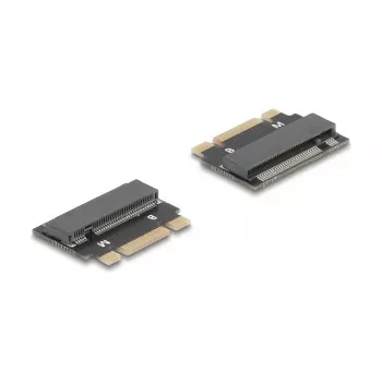 DeLOCK 64342 Iekšējais M.2 adapteris, M.2 vīrišķais savienotājs, melns