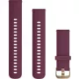 Garmin Quick Release 20 mm silikona pulksteņa siksniņa, violeta/zelta