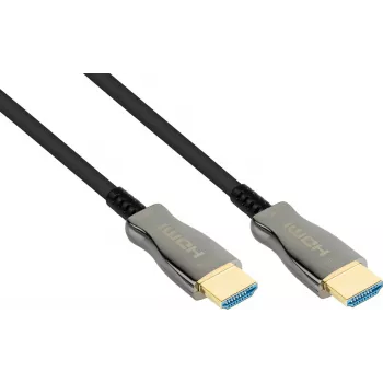 AOC Hybrid Ultra-Ātrgaitas HDMI 2.1 kabelis, 8K @60Hz / 4K @120Hz, 48 GBit/s, melns, 100m, PYTHON (AOC-H21100)