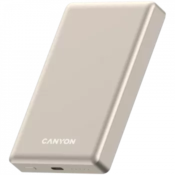 Canyon OnCharge 510 - Powerbank - 10 000 mAh - USB-C ievade - USB-C PD 20W izvade + bezvadu magnētiskā uzlāde
