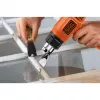 Karstā gaisa pistole Black & Decker KX1650 — 1750 W, līdz 600 °C, gaisa plūsma 570–740 l/min, 2 m kabelis, 600 g