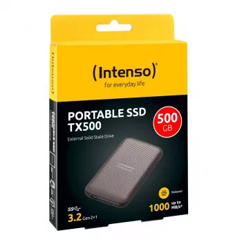 SSD disks Intenso 500 GB USB Type-C 3.2 Gen 2 Brūns